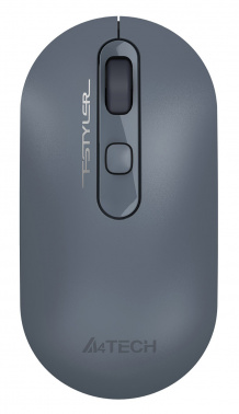 Беспроводная мышь A4TECH Fstyler FG20 (2000dpi) (4but), пепельный/синий (1/60)