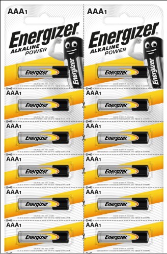 Элемент питания ENERGIZER  LR03 Power отрывной 1*12  (12 бл)   (12/120)