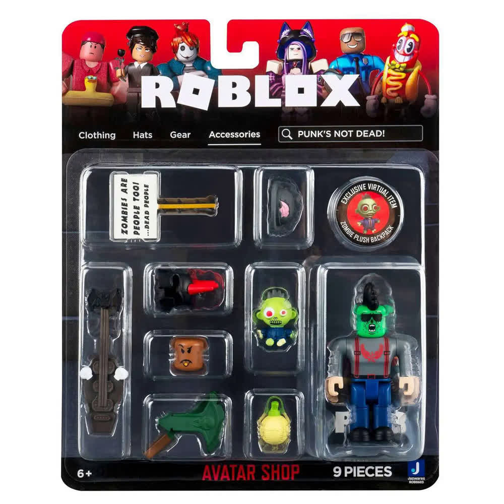 Набор Roblox - Avatar Shop: Punk's not Dead! Series 4, 9 Pieces