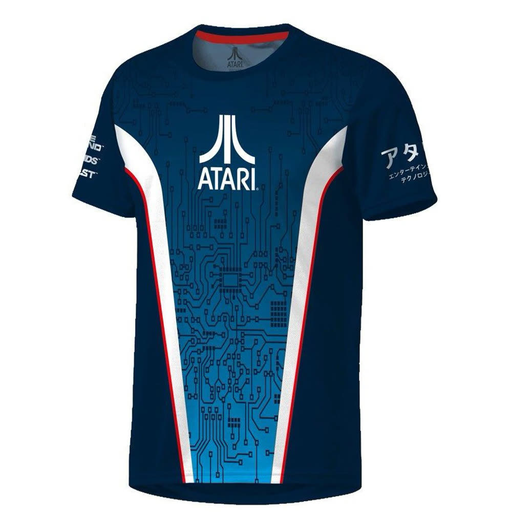 Футболка T-Shirt Atari Esports - Atari League Circuit, Blue Size XL