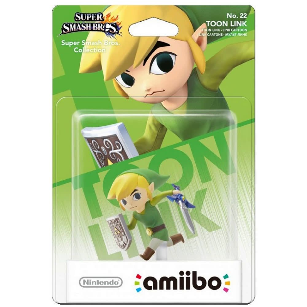 Toon Link - №22 (Super Smash Bros. коллекция) [Nintendo Amiibo Character]