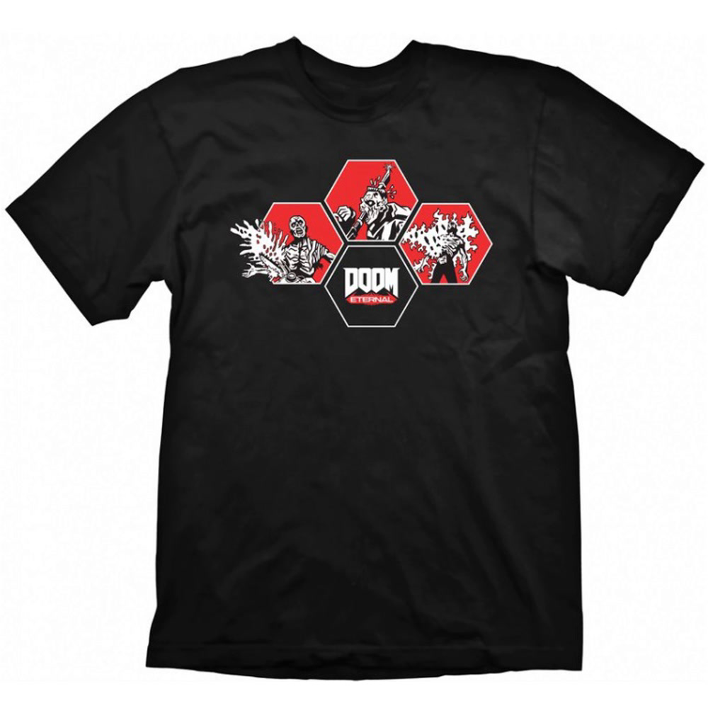Футболка T-Shirt DOOM Eternal - Rip and Tear, Black Size S