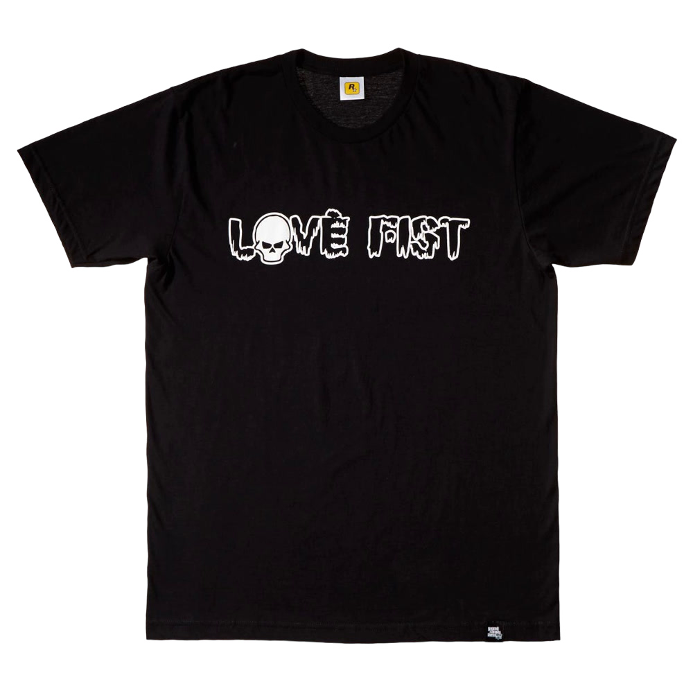 Футболка T-Shirt Grand Theft Auto V - Love Fist, Black Size M Female