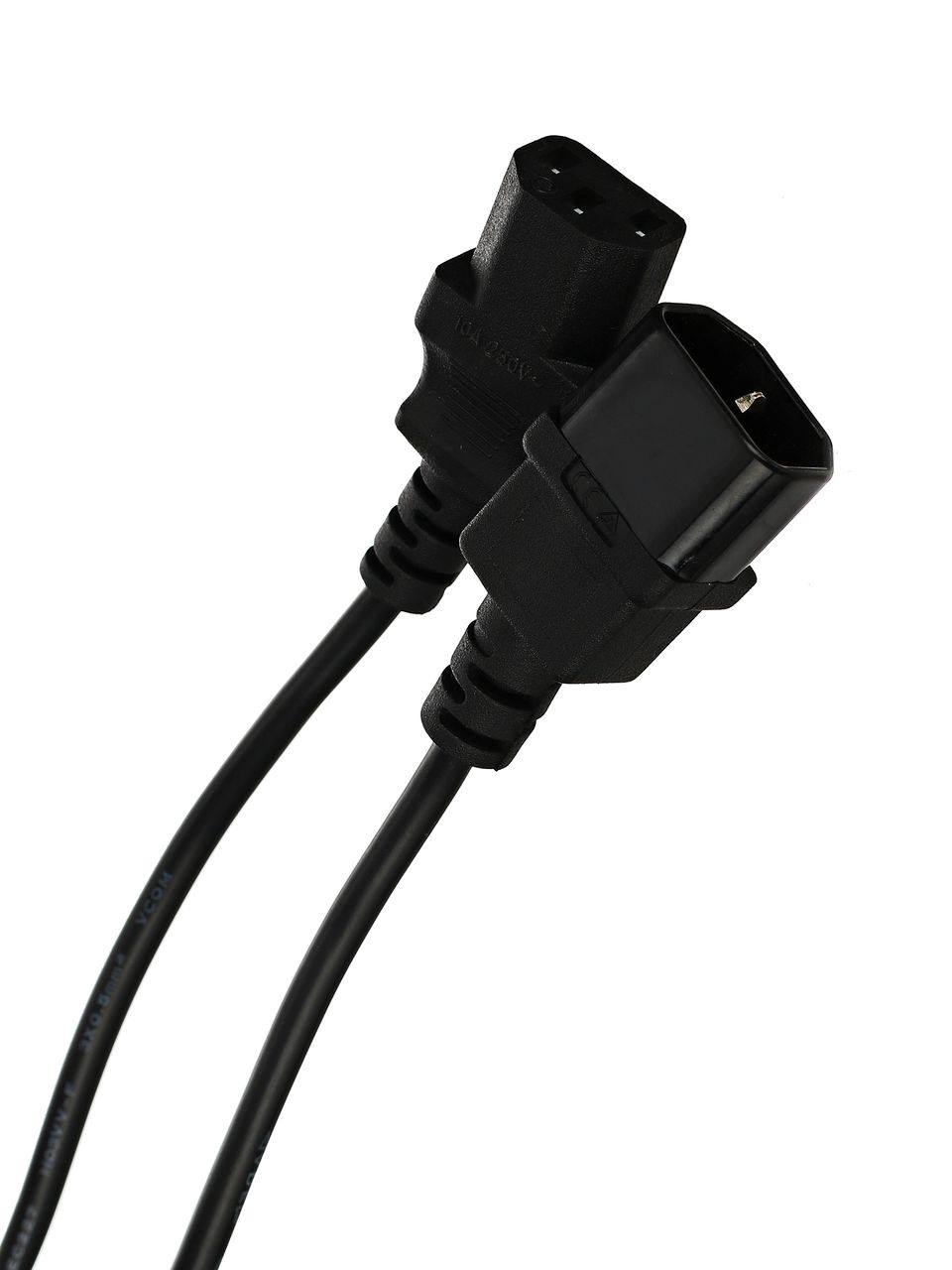 Кабель монитор - компьютер 220V (UPS -> устройство) <VDE> 3G*0.5mm2 VCOM <CE001-CU0.5-5>, 5,0м (1/20