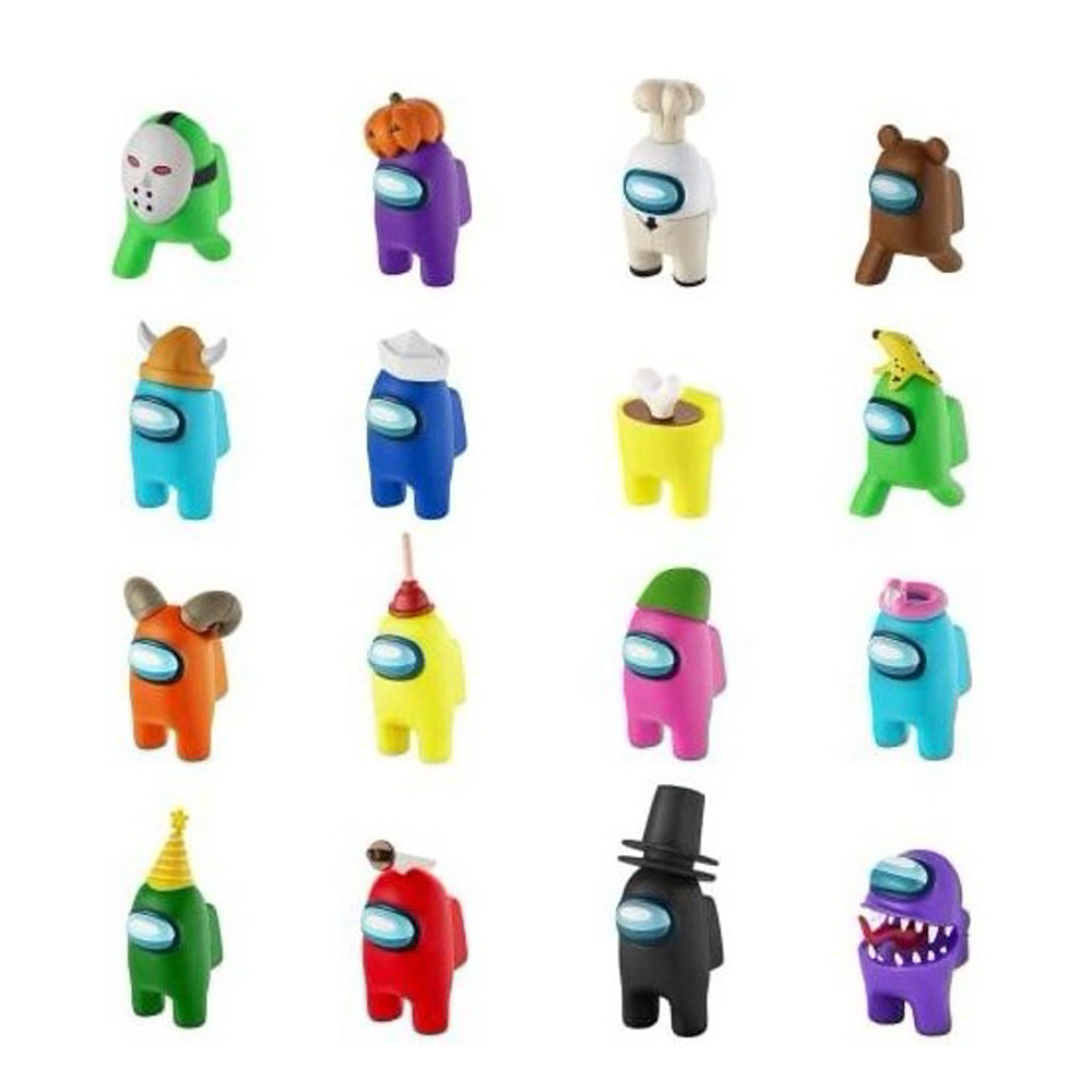 Фигурка Among Us - Crewmate Mini Figures 1-Pack Blister Box S2, Random  Assortment (1 Unit), 4cm