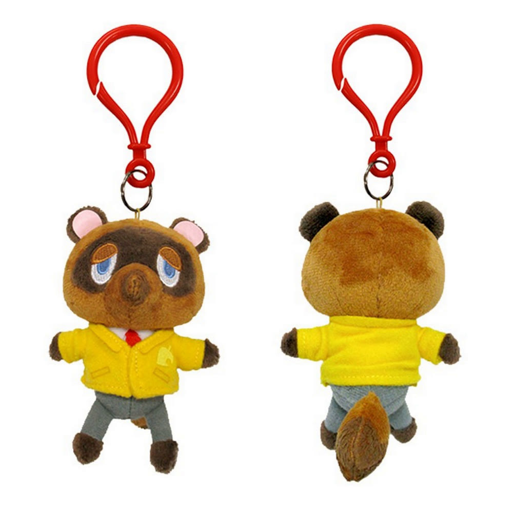 Брелок плюшевый Animal Crossing - Tom Nook Clip On Plush, 12cm