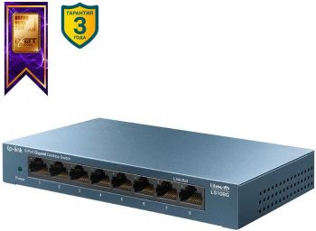 Коммутатор TP-LINK LS108G 8G неуправляемый (1/36)