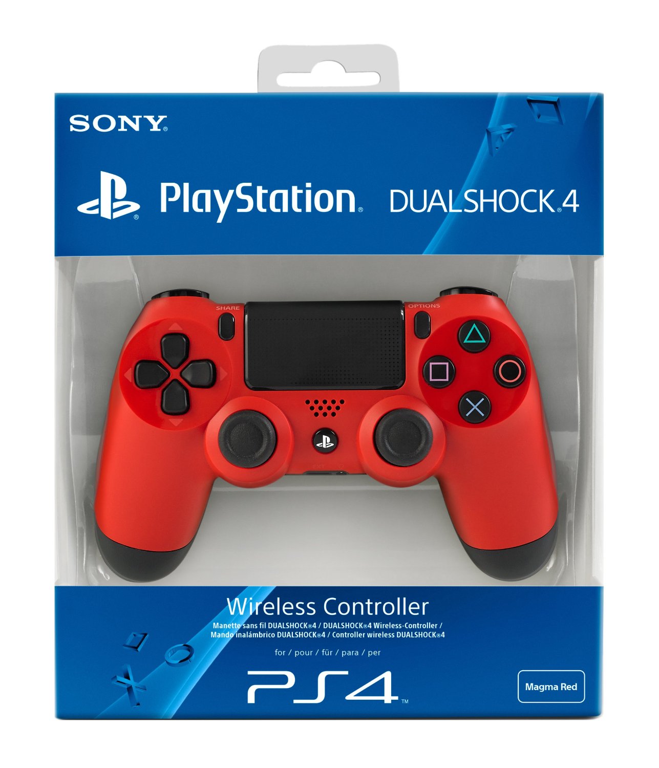 Джойстик PS4 DualShock Wireless original Red v2