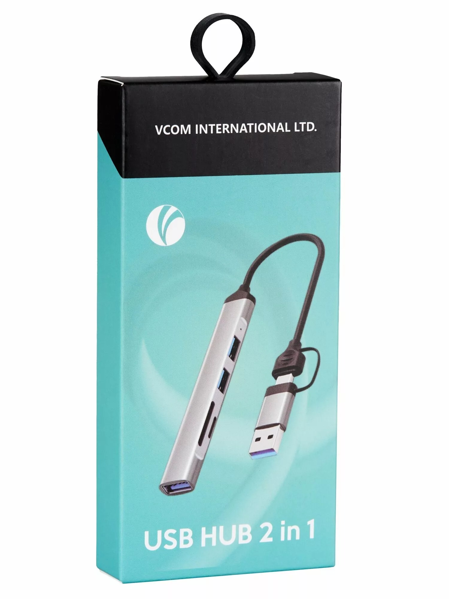 USB-концентратор TypeC+adapter-->USB3.0+2USB2,0+SD+TF, VCOM <DH297> (1/150)