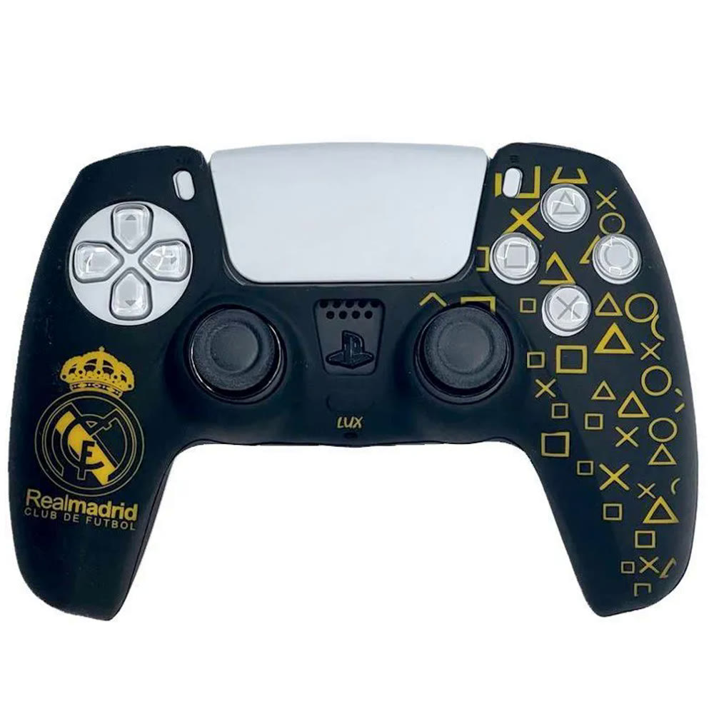Чехол защитный PS5 Silicone Case for Controller FC Real Madrid