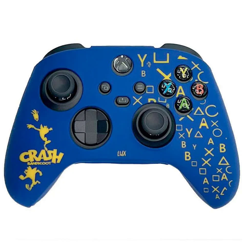 Чехол защитный Xbox Series S/X - Xbox One Silicone Case for Controller Crash Bandicoot
