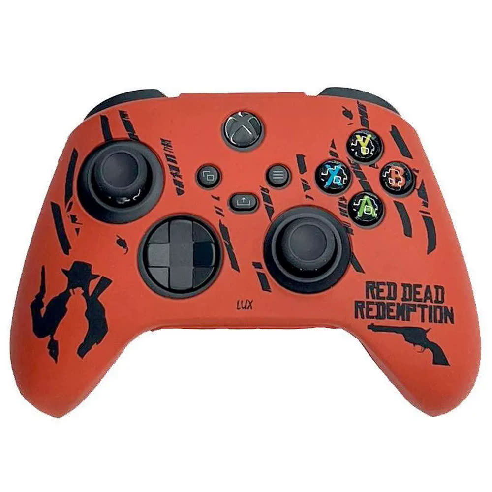 Чехол защитный Xbox Series S/X - Xbox One Silicone Case for Controller Red Dead Redemption (red)