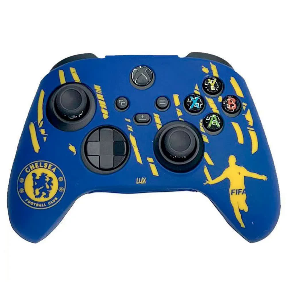 Чехол защитный Xbox Series S/X - Xbox One Silicone Case for Controller FC Chelsea