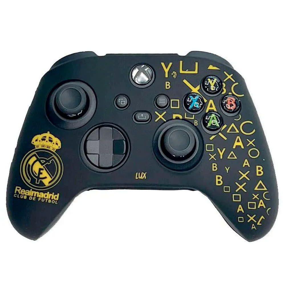 Чехол защитный Xbox Series S/X - Xbox One Silicone Case for Controller FC Real Madrid
