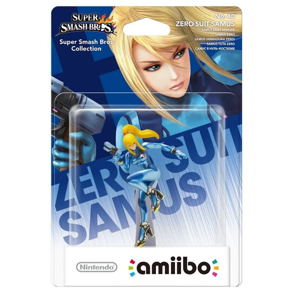 Zero Suit Samus - №40 (Super Smash Bros. коллекция) [Nintendo Amiibo Character]
