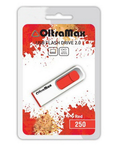 USB  4GB  OltraMax  250 красный