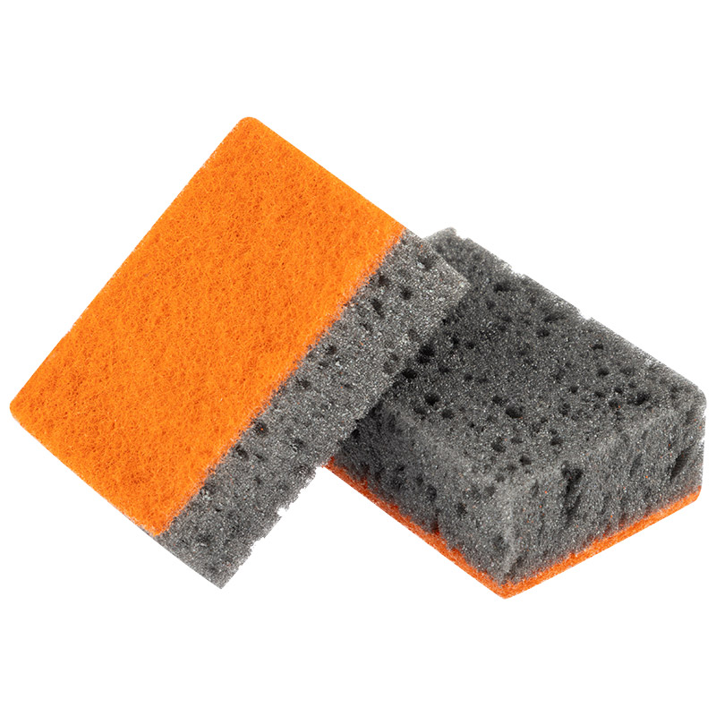 Губка д/посуды "Orange Stripe" (5шт) (98*67*35мм) (1/40)