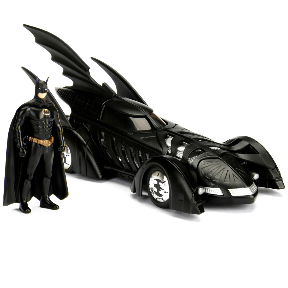Модель автомобиля JADA 1:24 scale DC Comics Batman Forever Movie - Batmobile and Batman