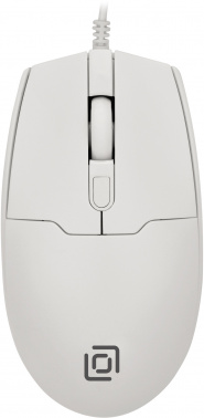 Мышь Оклик 147M белый оптическая (2000dpi) USB