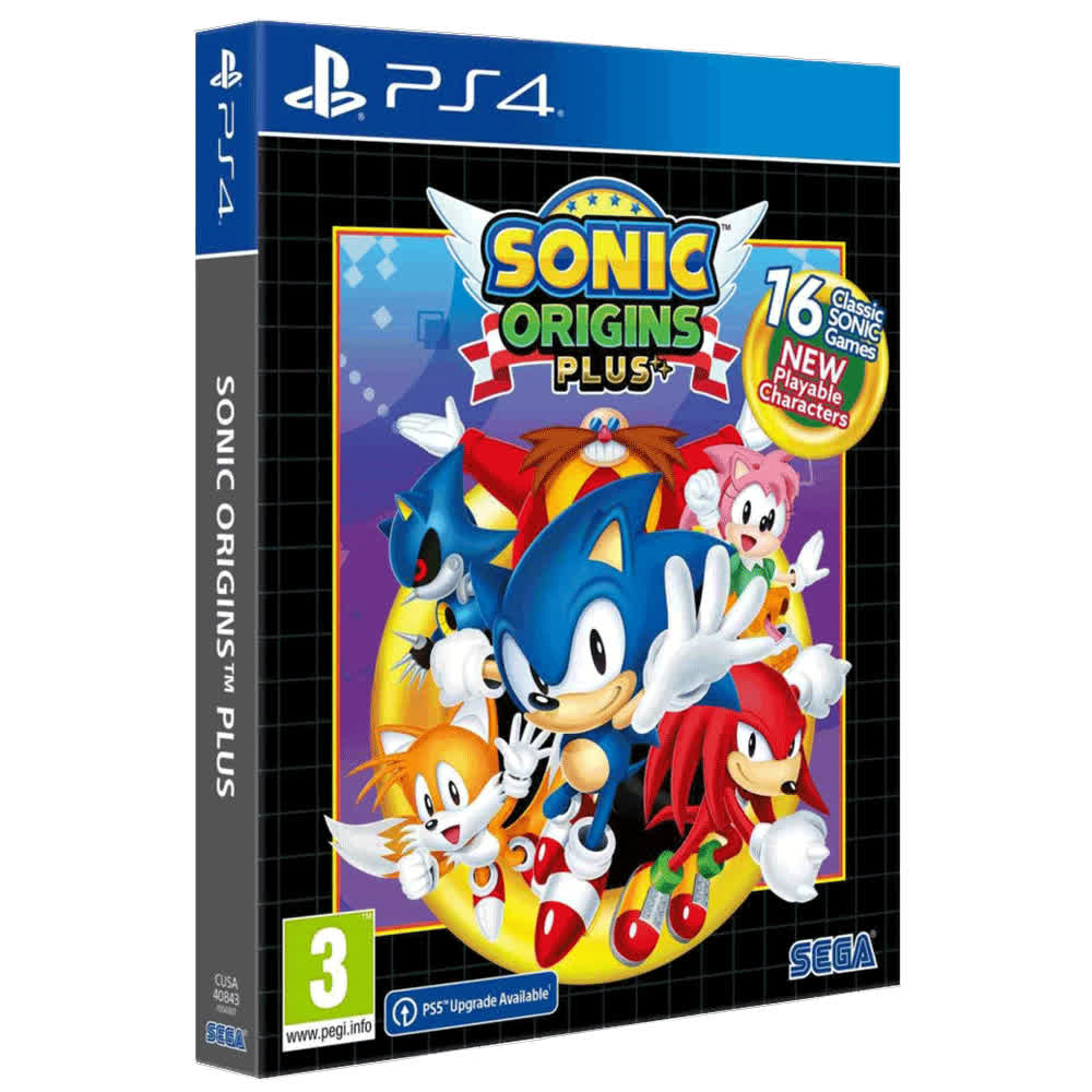 Sonic Origins Plus + Artbook [PS4, русские субтитры]