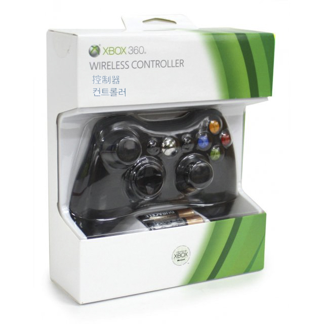 Джойстик X-BOX 360 Controller Wireless Black (NSF-00003)