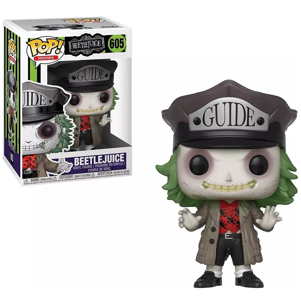 Фигурка Funko Pop! Movies: Beetlejuice - Beetlejuice Guide with Hat (605)