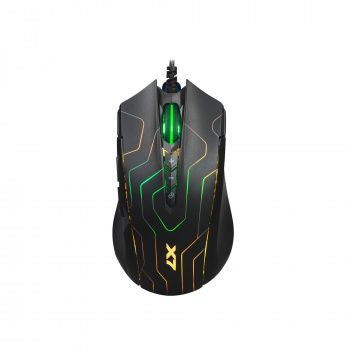Мышь проводная игровая A4TECH X89 Maze (2400dpi) USB (7but), черный (1/40)