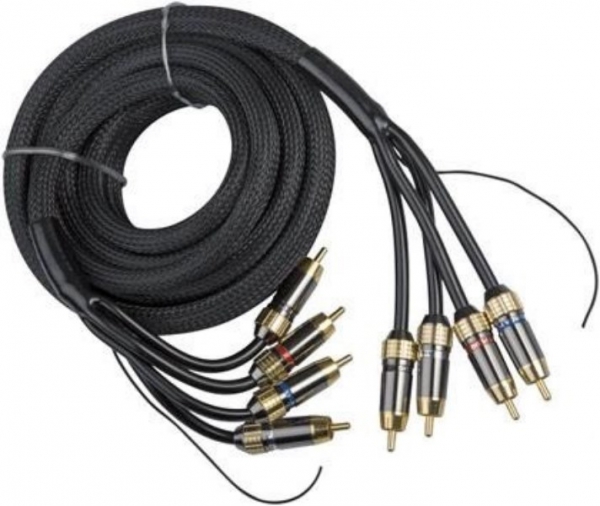 KICX ACC-RCA-06  RCA-кабель 5 м 4*4