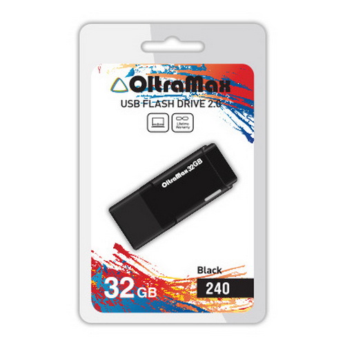 USB  32GB  OltraMax  240  чёрный