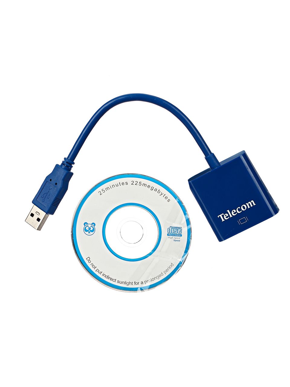 Адаптер USB 3.0 -> VGA-F display adapter Telecom <TA710> (1/100)