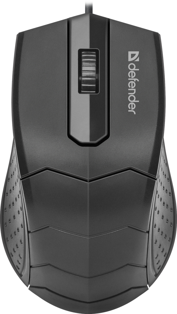 Мышь проводная игровая DEFENDER HIT MB-530, USB, 3 кнопки, 1000DPI, черный (1/100)