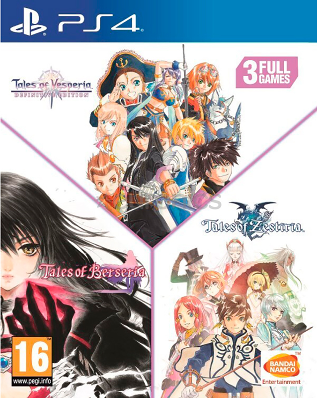 Tales of Vesperia + Tales of Berseria + Tales of Zestiria Compilation [PS4, русские субтитры]