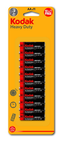 Элемент питания KODAK Heavy Duty  R6  BL10+1 Extra  [KAAHZ-10+1] (264/28512)