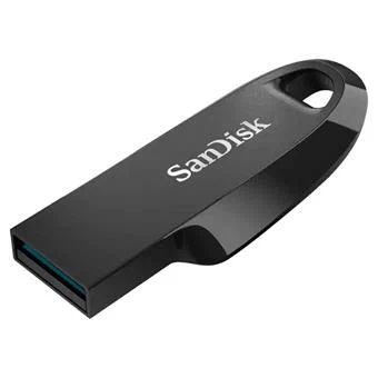 USB 3.2  128GB  SanDisk  Ultra Curve  чёрный