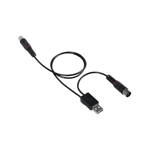 Разветвитель питания USB/TV (инжектор), для активных антенн с питанием от USB-порта телевизора RX-45