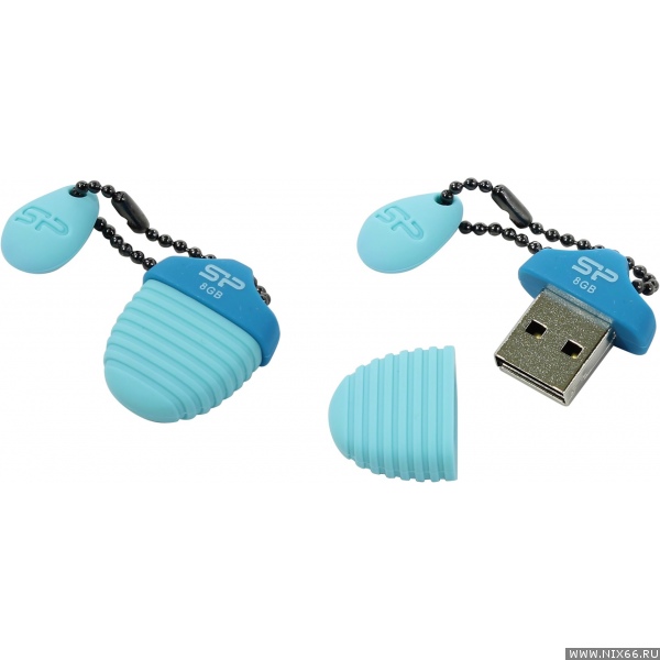 яUSB  8GB  Silicon Power  Touch T30  синий