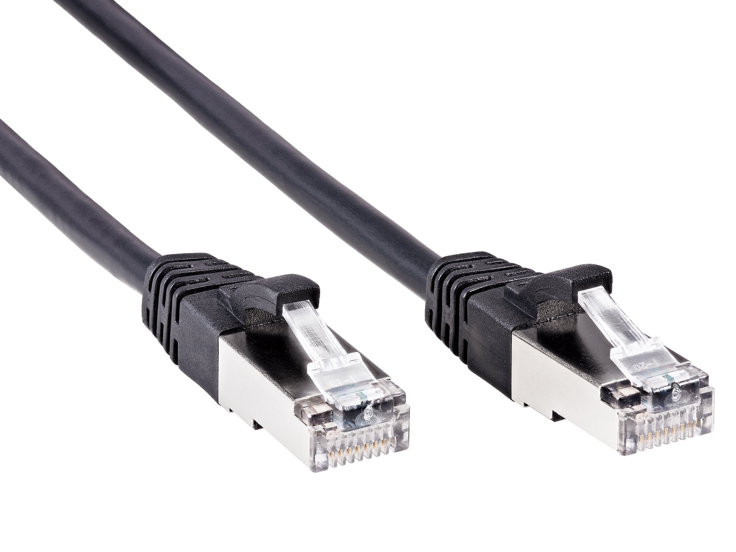 Патч-корд литой iOpen FTP кат.5e (7/0.16) черный 0,5m <ANP522B-BK-0.5M>