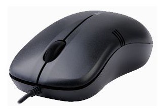 Мышь проводная A4TECH OP-560NU (1200dpi) USB (2but), черный (1/60)