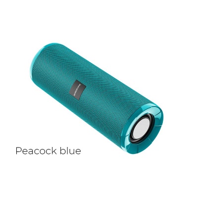 Колонка портативная Borofone BR1, Beyond, пластик, Bluetooth, FM, AUX, microSD, цвет: бирюзовый (1/6