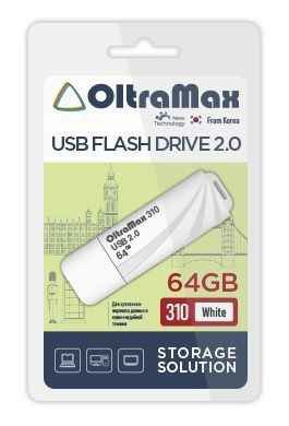 USB  64GB  OltraMax  310  белый
