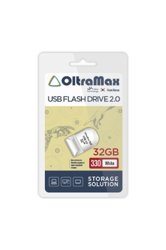 USB  32GB  OltraMax  330  белый