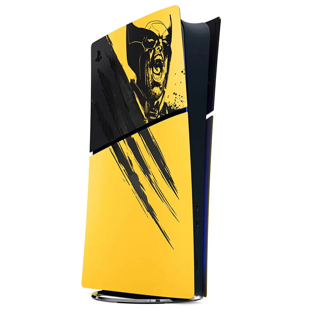 Сменные панели PS5 Console Covers – Marvel's Wolverine Battle Yellow Limited Edition (SLIM)