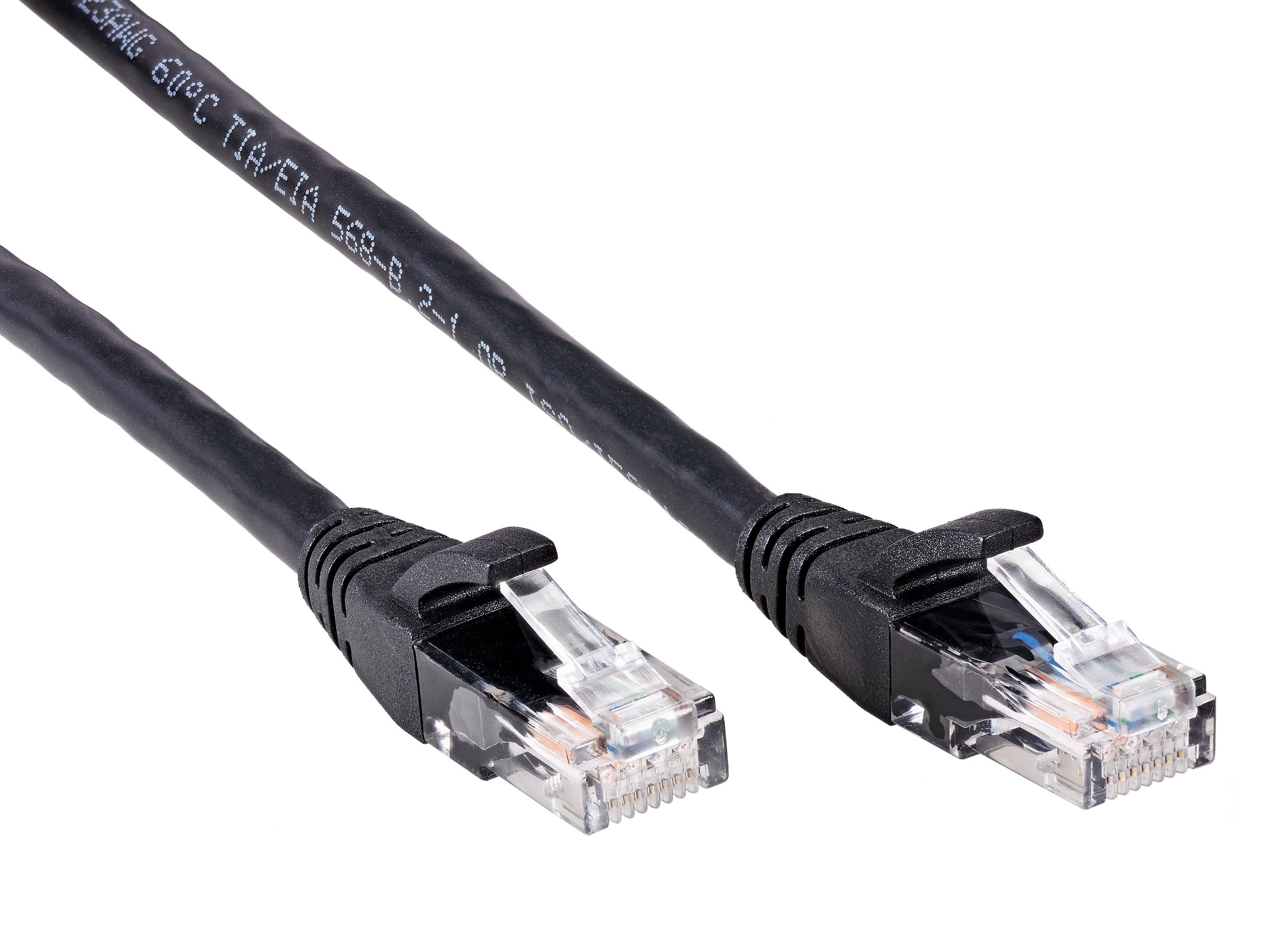 Патч-корд литой iOpen (7/0.20) UTP кат.6 черный 0,5m <ANP612B-0.5M>
