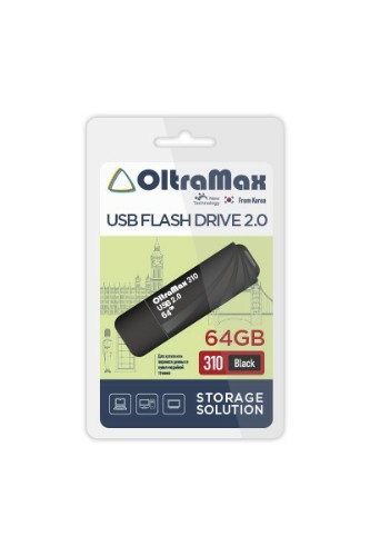USB  64GB  OltraMax  310  чёрный