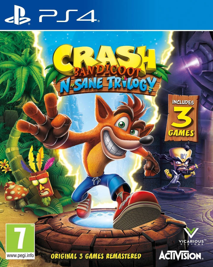 Crash Bandicoot N. Sane Trilogy [PS4, английская версия]