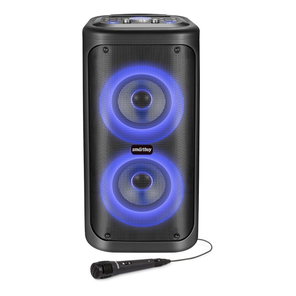 Портативная акустика напольная SmartBuy MY DISCO, 50Вт, BT, MP3, FM, ДИСКО-RGB, микрофон (SBS-5350)