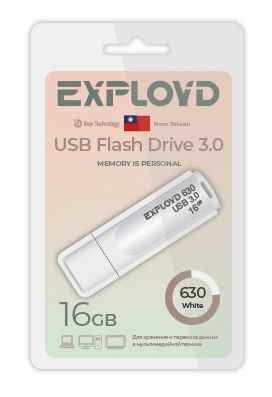 USB 3.0  16GB  Exployd  630  белый