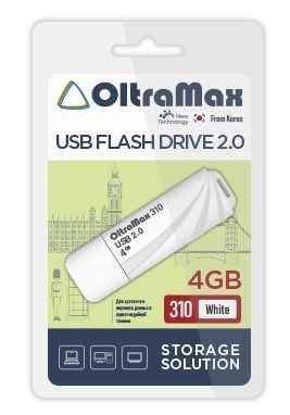 USB  4GB  OltraMax  310  белый