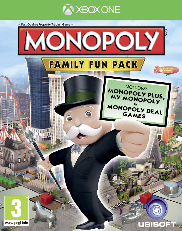 Monopoly Family Fun Pack [Xbox One, английская версия]