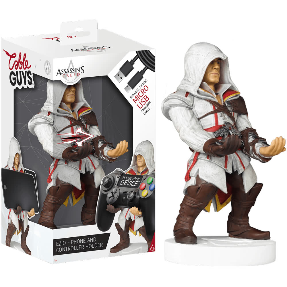 Фигурка-подставка для геймпада/телефона Cable Guys - Assassin's Creed: Ezio